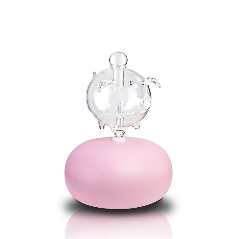 [Free Essential Oil] Pink Pig Diffuser | Waterless Diffuser | Christmas Gift Box - Fragrances - Wood Pink