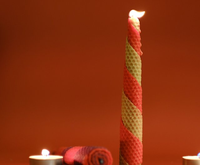 How to Make Rolled Beeswax Candles - the Making Life