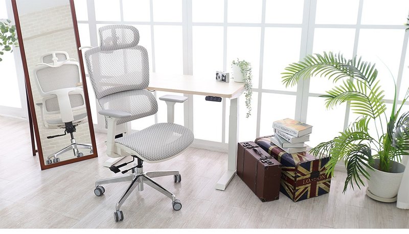 irocks T07 Ergonomic Office Chair Computer Chair Mesh Chair-Amber White - เฟอร์นิเจอร์อื่น ๆ - วัสดุอื่นๆ 