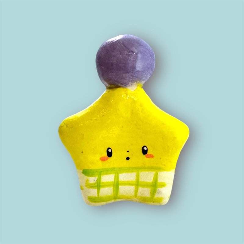 ぱむっこスター　星ちゃん - 公仔/玩偶 - 黏土 白色