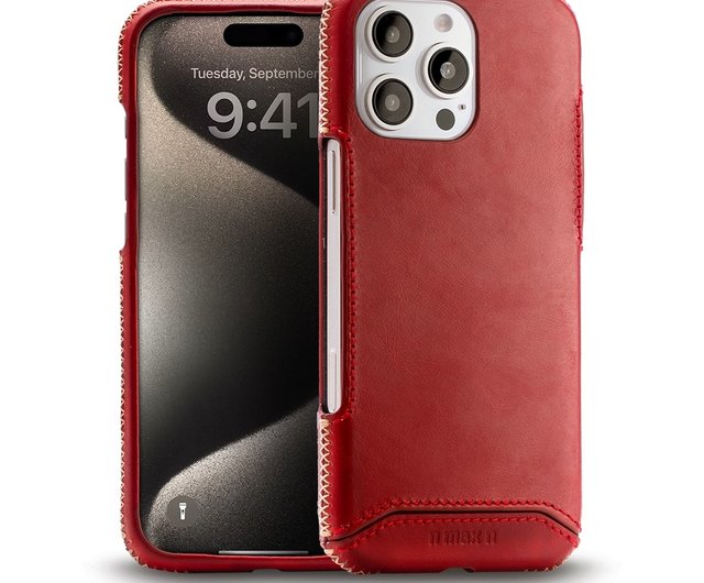 iPhone 16 Pro Max クラシック シリーズ - マグネット式レザー