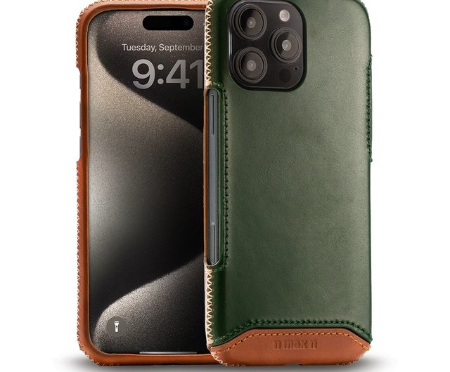 iPhone 16 Pro Max クラシック シリーズ - マグネット式レザー