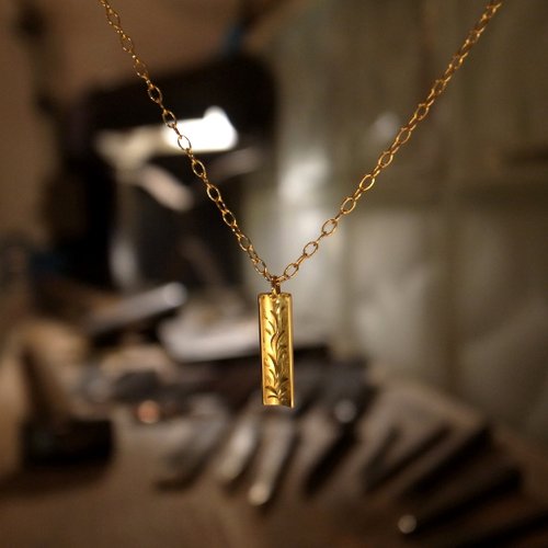 ^_−☆ネックレス【K18】m♡m DOUBLE MOON SETTING NECKLACE(1ZN1134)K18 ネックレス｜スター