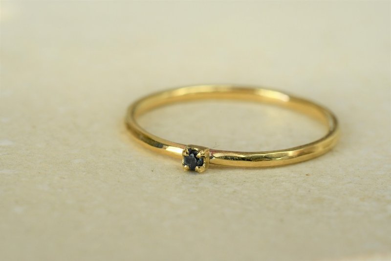 時を経る物語　ロンドンブルートパーズ - リング・指輪 - 金属 ブルー