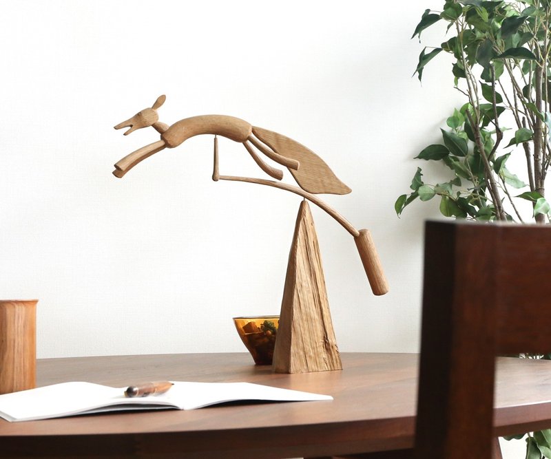 旭川工藝 早見賢二 動物平衡擺飾 - 擺飾/家飾品 - 木頭 