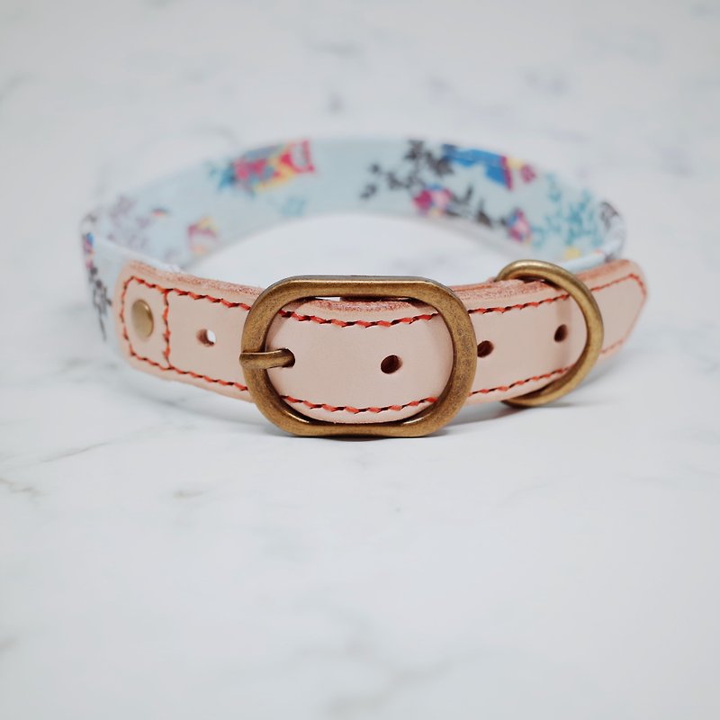 Dog collar size L cute magic circus can be purchased with tag and bell - Collars & Leashes - Cotton & Hemp 