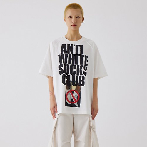 CONP: Citizen of No Place Anti white socks club T-Shirt 反白襪俱樂部短袖T恤 無性別穿搭