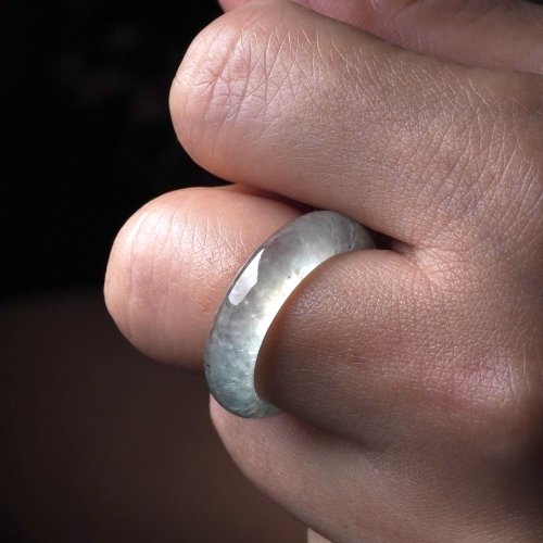 瓔珞珠寶盒 E.L.Jewelry Box 玻璃種翡翠戒指戒圈 | 國際15圍 | 天然緬甸玉翡翠A貨 | 送禮