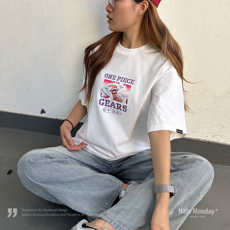 ONE PIECE - 短䄂TEE(OPHM-24SSMT15) - 帽T/大學T - 棉．麻 