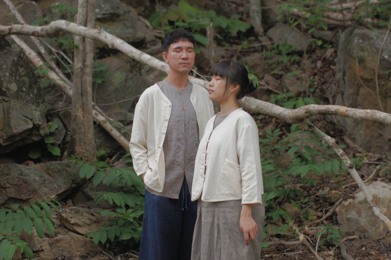 Vanilla Summer | Light Jacket | Chiangmai Special Cotton - 女大衣/外套 - 棉．麻 白色