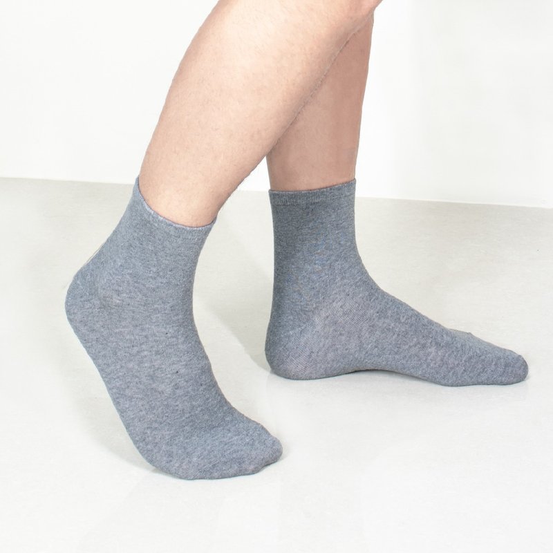 Fine needle thin short men's socks | 3 colors - ถุงเท้า - ผ้าฝ้าย/ผ้าลินิน ขาว