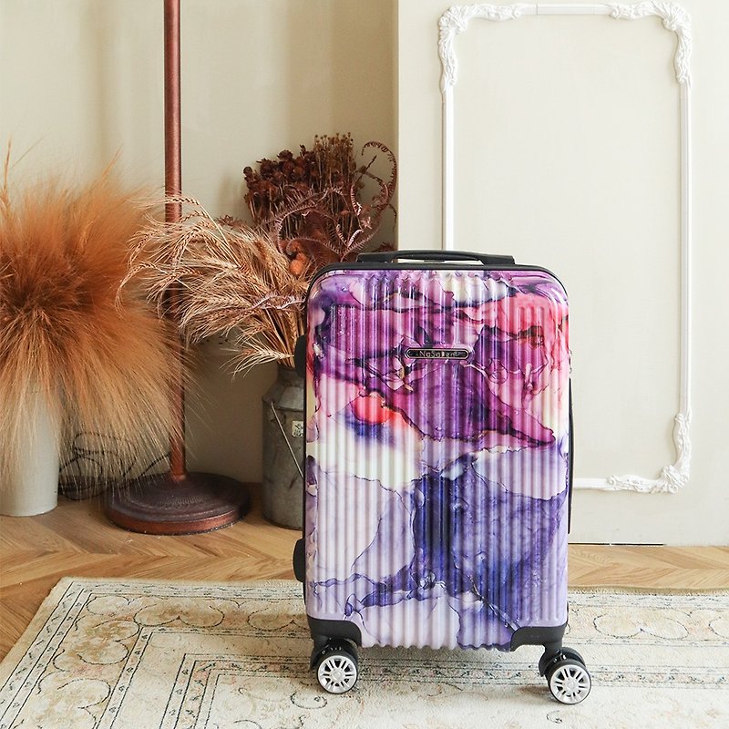 NaSaDen Nashadeng New Worry-free [Joint Collection of Suiyi Huahua] 29-inch unique printed zipper suitcase - Luggage & Luggage Covers - Other Materials Multicolor