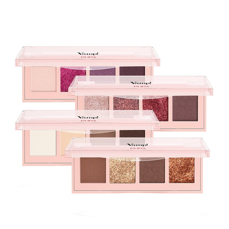 PUPA Vamp! Four Color Eyeshadow Palette 5.2g (4 styles to choose from) - ที่เขียนตา/คิ้ว - วัสดุอื่นๆ หลากหลายสี