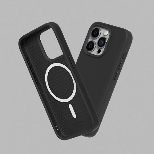 犀牛盾RHINOSHIELD SolidSuit(MagSafe兼容)超強磁吸手機殼/經典黑-for iPhone 系列