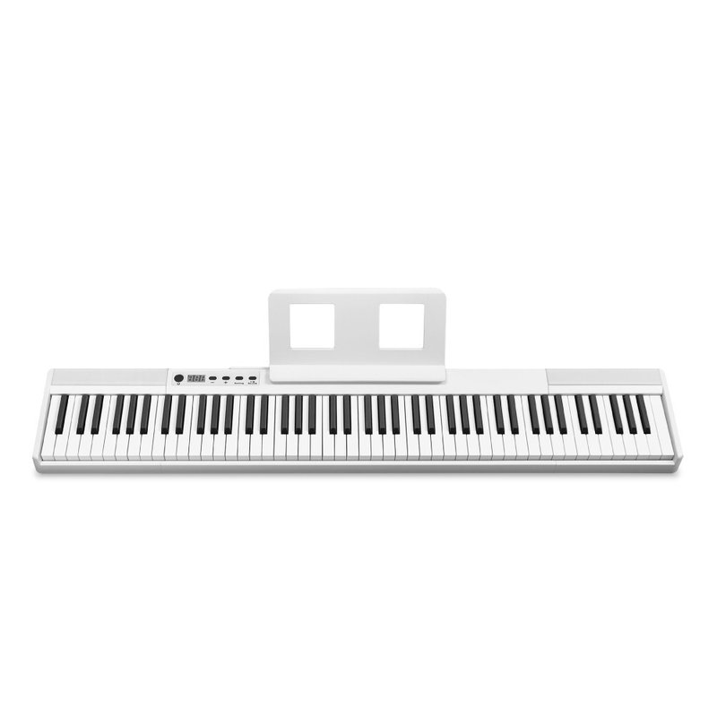 【KONIX】88-Key Bluetooth Smart Electronic Piano (S300) Digital Piano Wireless MIDI Keyboard - Guitars & Music Instruments - Plastic White