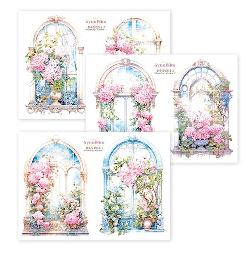 Blooming window sticker - Stickers - Paper 