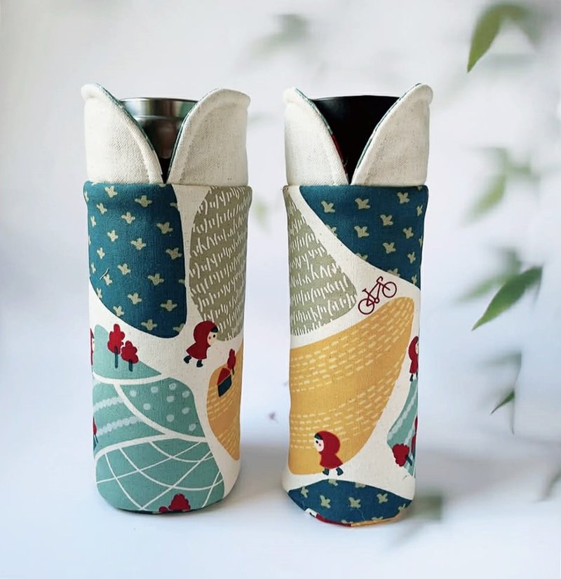 保溫杯防撞保護套/象印保溫杯套/可提可掛/24H出貨/大小2尺寸可選 - 保溫瓶/保溫杯 - 棉．麻 