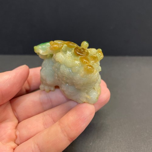 元元圓滾滾 水晶手鍊 瀚玉珠寶 天然A貨翡翠 老三彩貔貅翡翠 老味道翡翠 天然緬甸玉