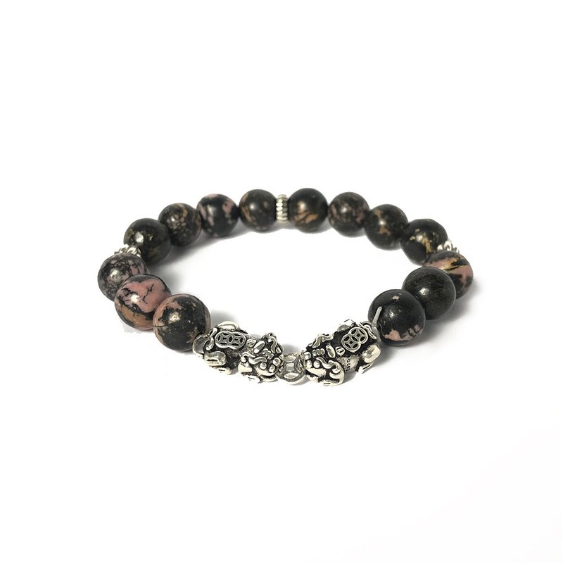 Rosy Pi Xiu beaded bracelet(Enrich version) - Bracelets - Stone 