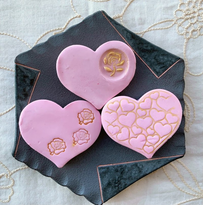 Wedding souvenir pink and fragrant love soap - สบู่ - น้ำมันหอม 