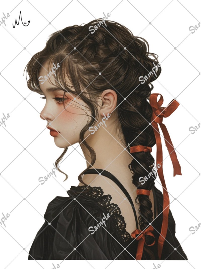 オリジナル人物ステッカー - 貼紙 - 紙 