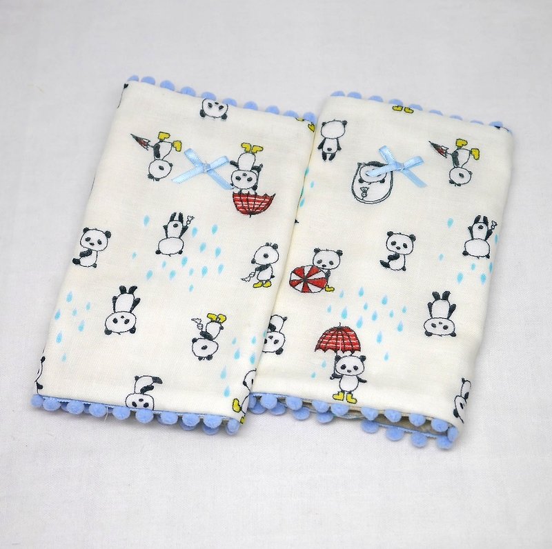 Japanese Handmade 8-layer-gauze droop sucking pads - Bibs - Cotton & Hemp White