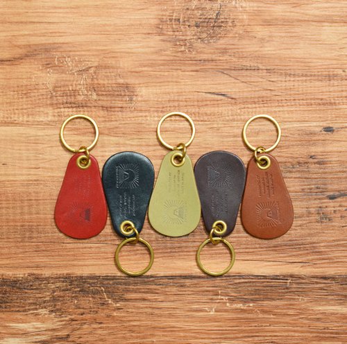 Leather Goods Shop Hallelujah 栃木皮革 隨身鞋拔 搭配鑰匙圈 Shoehorn keyring simple