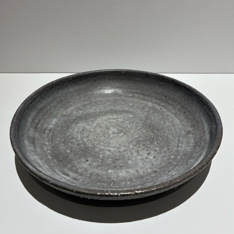 モノクロマーブル柄セラミック苔玉スタンド - 花瓶・植木鉢 - 陶器 ブラック