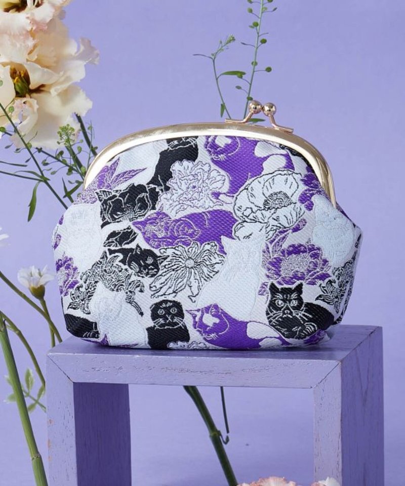 【先行予約】レトロながま口ポーチ（2色）7JNP4302 - 財布 - その他の素材 