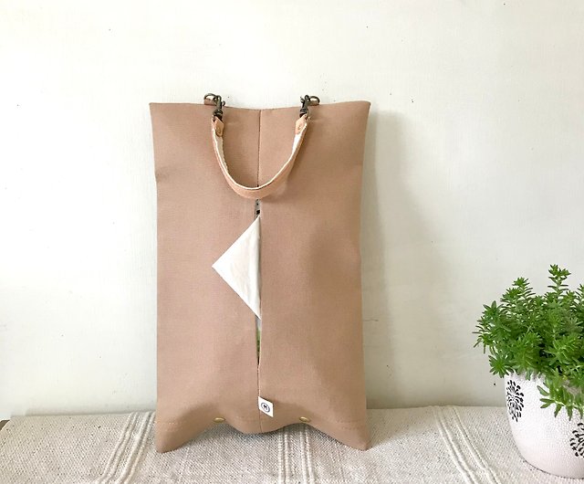 TOGO Leather Designer Tote Bag - Milk Tea