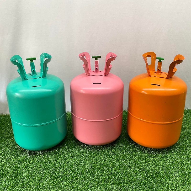 Industrial air refrigerant bucket money bucket, no pattern DIY style, gas bucket money bucket filled with hundreds of thousands - Coin Banks - Other Metals Multicolor