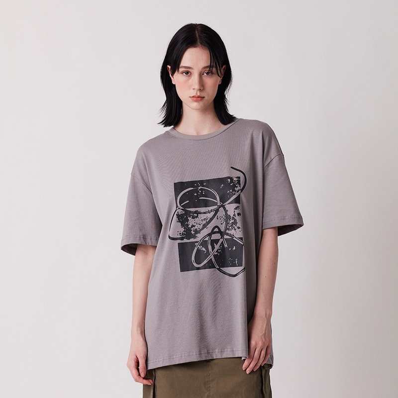 The Artist Collection 純棉印花Tee - 女 T 恤 - 棉．麻 藍色