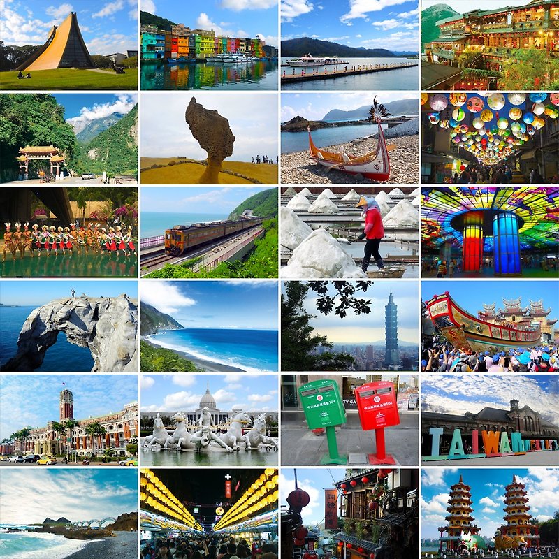 Buy 10 and get 1 free / 239 types of Taiwan scenery postcards, food postcards, and MRT postcards - Cards & Postcards - Paper Multicolor