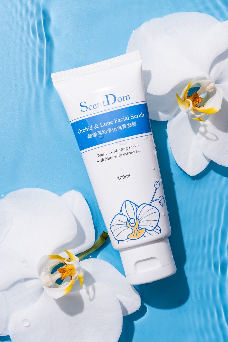 【蘭都ScentDom】蘭漾溫和去角質凝膠100ml│品牌直營 - 臉部清潔/洗面乳/卸妝 - 其他材質 黃色