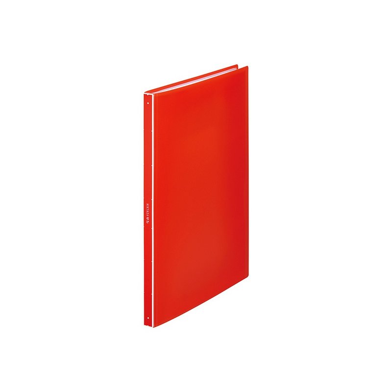 【KING JIM】HIKTAS 40 pages folder A4 red - Folders & Binders - Plastic Red