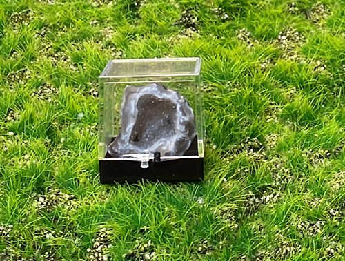 fitter 小小能量礦石擺件-可愛精緻小迷你瑪瑙小晶洞聚寶盆 能量療癒
