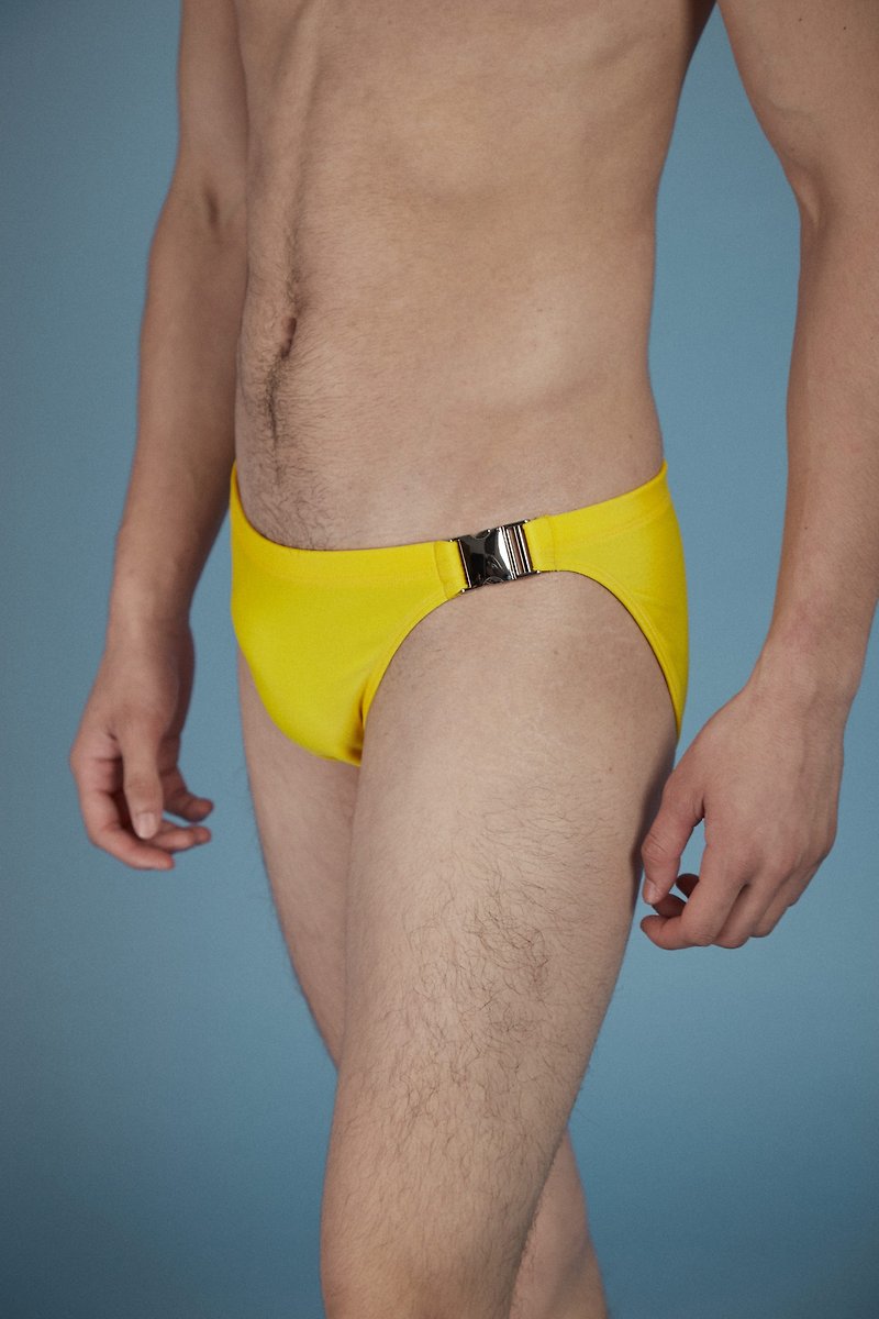 วัสดุอื่นๆ ชุดว่ายน้ำผู้ชาย สีเหลือง - กางเกงว่ายน้ำ เดอะ เกรท คูรอส สีมูนไลท์ เยลโลว