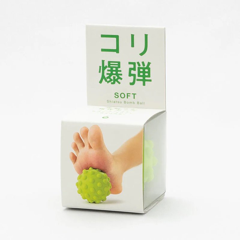 erugam 爆彈按摩球 軟 綠 居家健身器材 按摩球 運動器材 - 運動/健身器材 - 橡膠 綠色