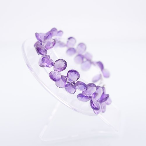 寶麗金珠寶 寶麗金珠寶-天然紫水晶手鍊