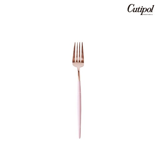 Cutipol 葡萄牙Cutipol GOA系列粉玫瑰金21.5cm主餐叉