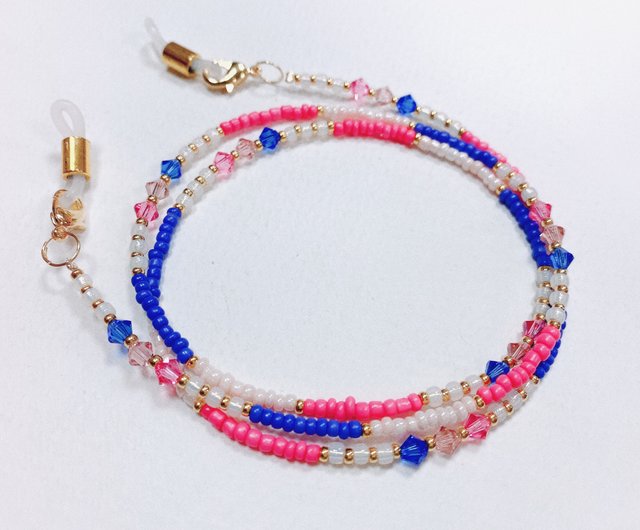 ♪650 ❤️ アンティーク　ビーズ　マスクチェーン　メガネチェーン　ハンドメイド ♪534❤️ アンティーク ビーズ マスクチェーン メガネチェーン