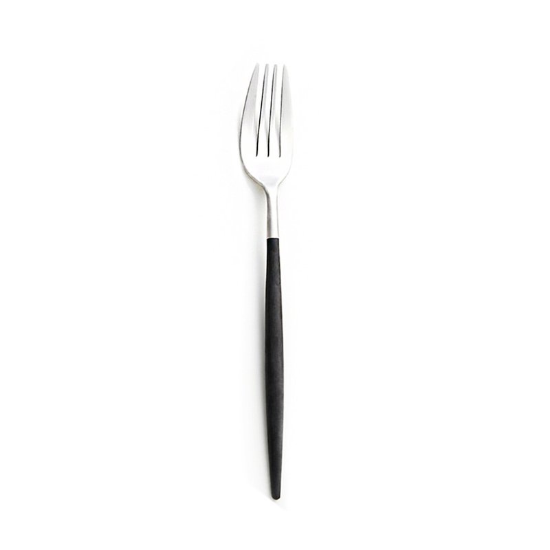 Portuguese Cutipol MIO black and Silver main fork - Cutlery & Flatware - Stainless Steel Black