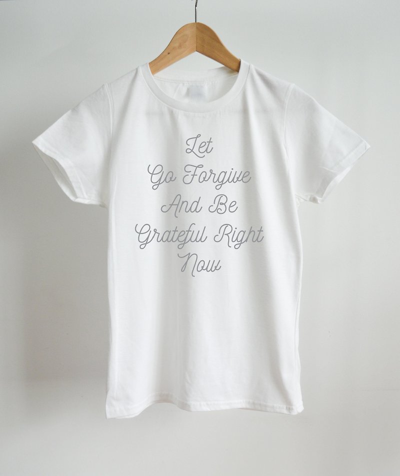 Lettering Typeface Girls Tee,Calligrahy Creative Tee Hand illustrated Typography - Women's T-Shirts - Cotton & Hemp White