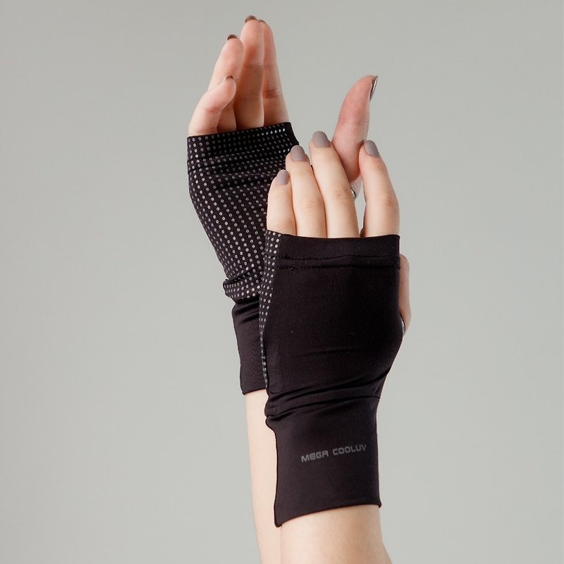 【MEGA COOUV】防曬冰感半掌手套 手蓋 手掌手套 UV-001 - 手套/手襪 - 其他材質 