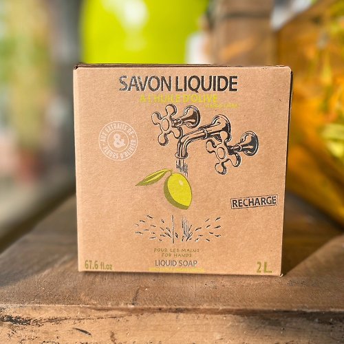 UNE OLIVE EN PROVENCE 一顆橄欖 法國 頂級橄欖油呵護液皂 補充瓶2L 洗沐 高效保濕