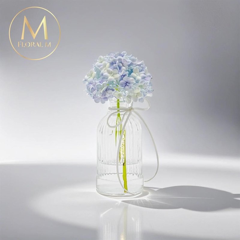 京都の夏日花手鞠繡球仿真花禮 - 擺飾/家飾品 - 塑膠 藍色