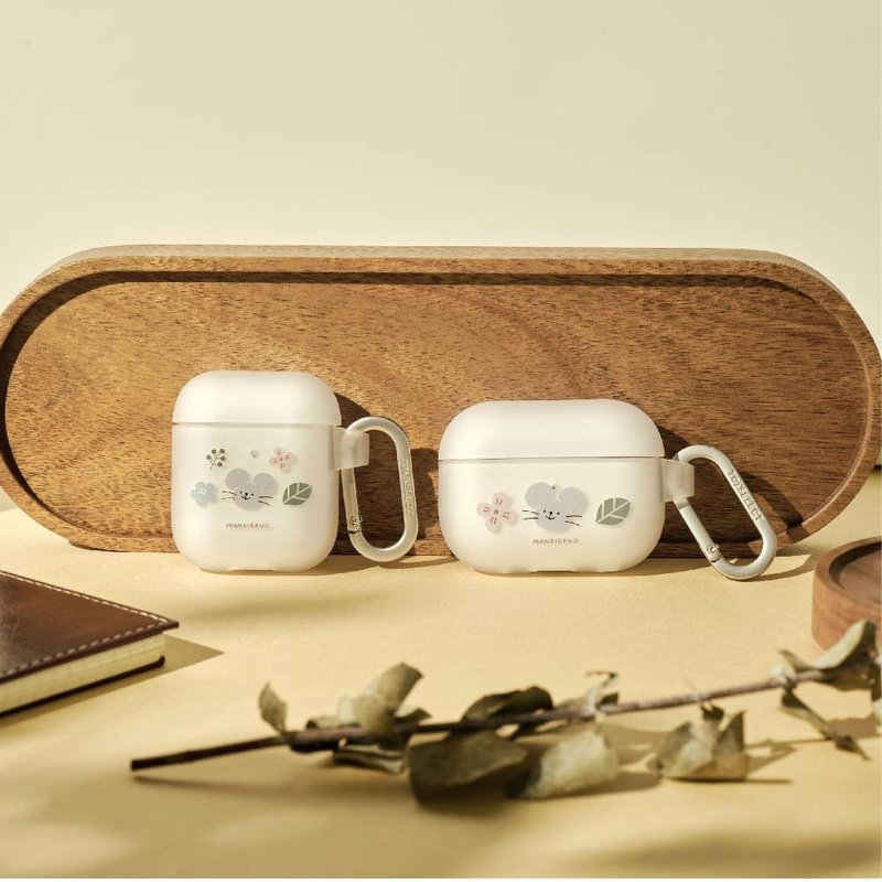Mandie花花小鼠強悍防摔AirPods保護套 - AirPods/耳機保護套 - 塑膠 多色