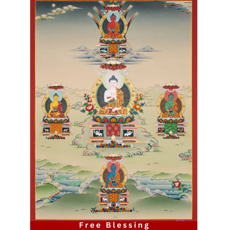 普賢佛大日如來全知明 - 壁貼/牆壁裝飾 - 其他材質 多色