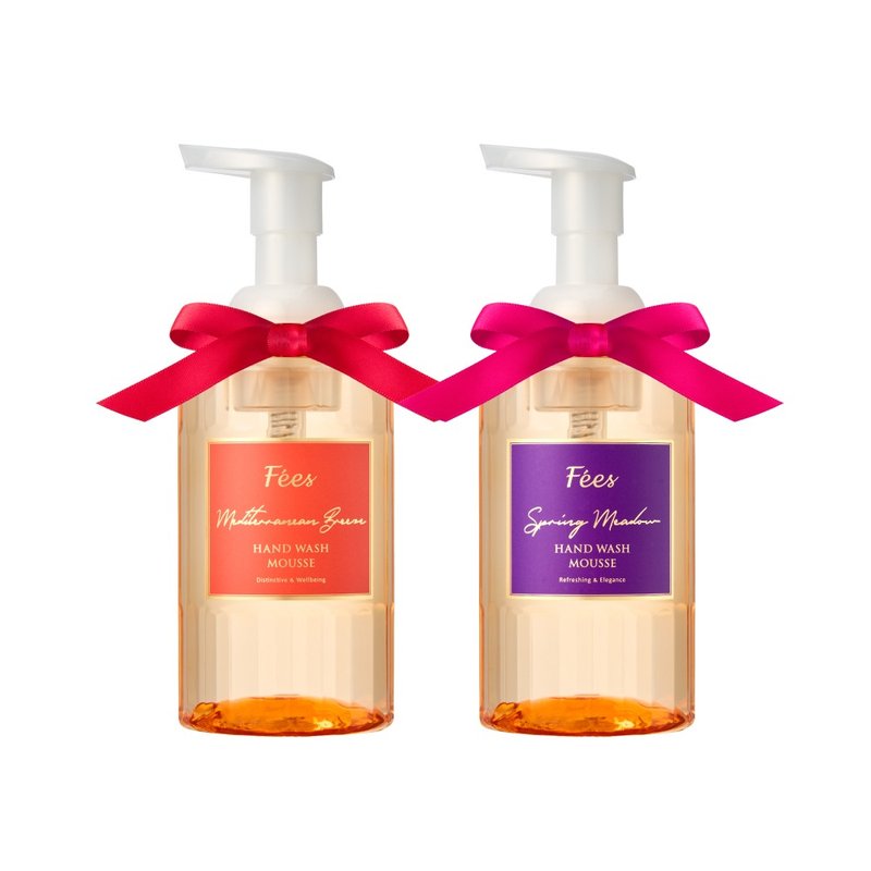 【Fees Beaute法緻】香氛潔手慕絲500ml(春季原野/地中海微風) - 洗手乳/洗手用品 - 其他材質 透明