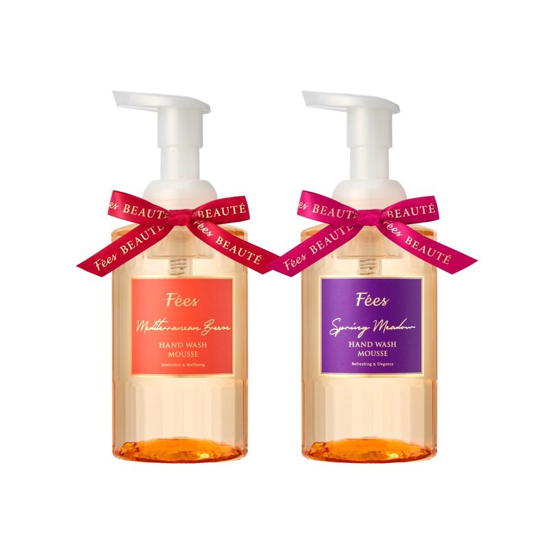 【Fees Beaute法緻】香氛潔手慕絲500ml(春季原野/地中海微風) - 洗手乳/洗手用品 - 其他材質 透明